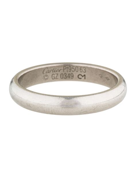 cartier wedding band platinum